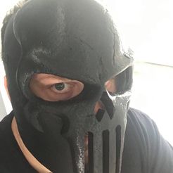 213760074_2633980243569977_823409637295915366_n.jpg STL file Marvel Comics The Punisher Face Mask with Back Plate STL・3D printable model to download, BlackGorillaArmory