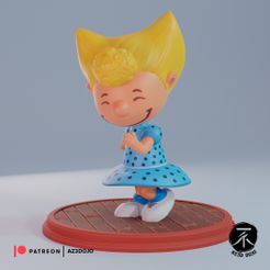 Sally_Render_AZ3DDOJO_001.jpg 3D file Sally Brown for 3D Printing・3D printable model to download