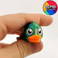 Flexi-Duck-Remb-Studios-8.png Cute Flexi Duck | Print-in-place | No Support