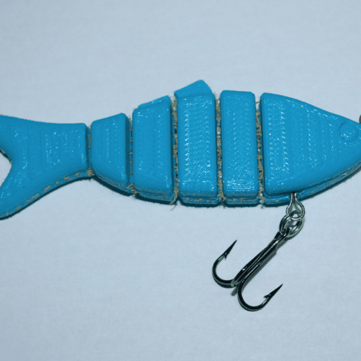 Joined Swiming Lure (Fabric Printing)
