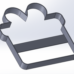 Screenshot_1.png Бесплатный STL файл Cookie Cutter | Gift・3D-печать объекта для загрузки