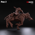 Pose 2 MAKERS f @ Death Division - Cavalry of the Imperial Force. Dynamic poses.