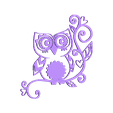 009.stl STL-Datei OWL (Owls) 2D herunterladen • 3D-druckbare Vorlage, sergiomdp01