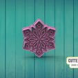 Copo-nieve-Frozen.jpg Fichier STL Flocon de neige Frozen Snowflake Cookie cutter・Modèle imprimable en 3D à télécharger
