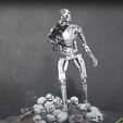 Снимок-11.jpg Terminator T-800 Endoskeleton Rekvizit T2 V2 High Detal