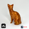 Pic-98.png Cat Low Poly Figurine / Planter Bundle