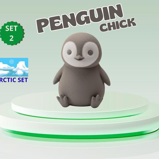 Cute Mini Penguin Chick - Commercial