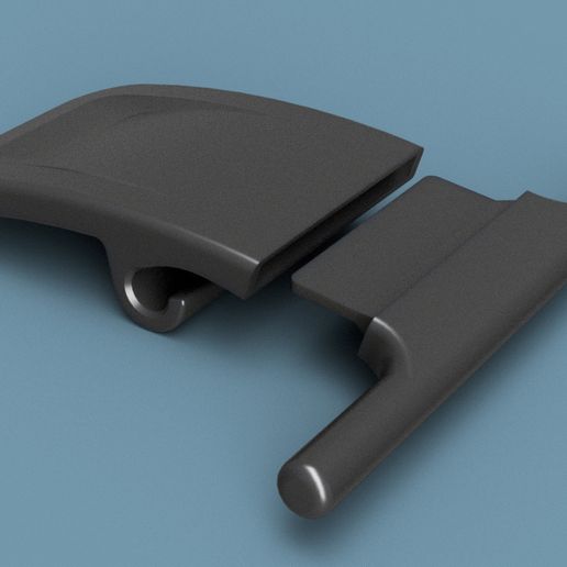 Skoda Enyaq rear door curtain handle