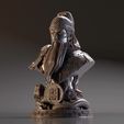 main-사본.jpg Bust of Guan Yu - Romance of the Three Kingdoms 3D print model