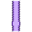 screw_1-4_15mm.stl Vite per treppiede forte da 1/4" (remix)