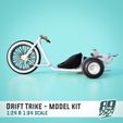 2.jpg Drift Trike - fat tire 1:24 & 1:64 scale model set