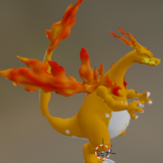 Screenshot_20230203_020019.png Fichier STL gratuit GMAX Charizard pokemon écarlate et violet・Modèle à télécharger et à imprimer en 3D
