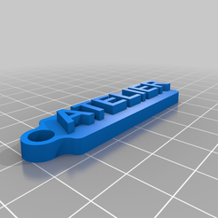 atelier.png Free 3D file Porte clé pour l'atelier・Object to download and to 3D print