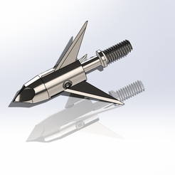 imagen_1.png Archivo 3D Punta de flecha de 3 hojas・Diseño imprimible en 3D para descargar