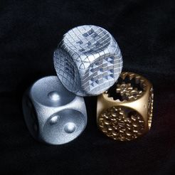 DSC_10255.jpg STL file Art D6 dice pack・3D printing model to download