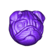 Dog_head(wm).stl Pug Needlecase 🧵🪡🐕