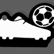 LLAVERO-BOTIN.png STL file KEYCHAIN SOCCER BOOTY・3D print design to download