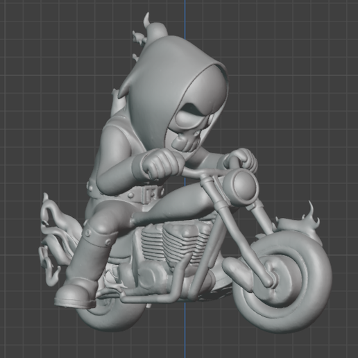 💀 Skull Rider・ STL File for 3D printing・Cults