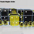 Repulsor-Tank-Right-Side-A-S.png Custom Imperial Fist Repulsor Tank for 7 Inch Space Marines