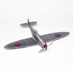 rc_plane.jpg 3D file Spitfire Mk XVI, 3D printable R/C plane・3D printing idea to download