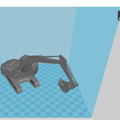 pelleteuse.jpg Бесплатный STL файл Backhoe・3D-печатная модель для загрузки