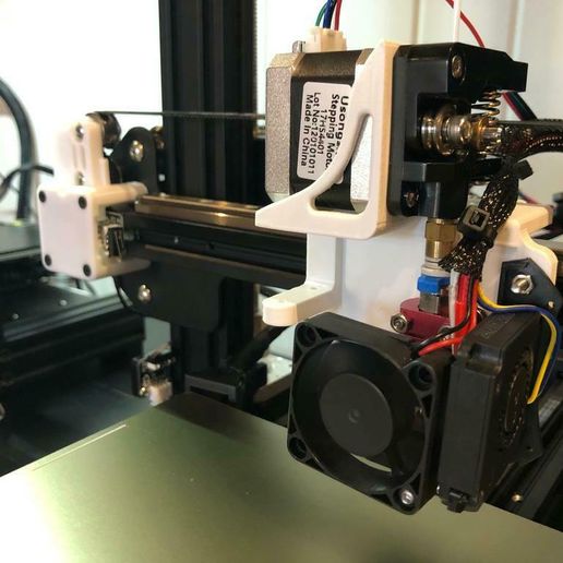 Download STL file Ender 3 V2 Linear Rail Direct Drive X-Axis Conversion ...