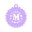 magic-M.stl Magic Letter M Pendant