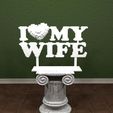 I-Love-My-Wife.jpg I Love My Wife -  Pixel Art Sign