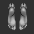5.png Feet (F2) 3D model bjd doll \ Female \ figurines \ articulated doll \ ooak \ 3d print \ character \ legs