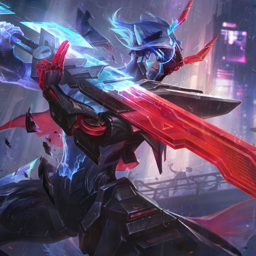 🗡️ PROYECTO Línea de mando Yi (Maestro Yi) Espada League of Legends 3D ...