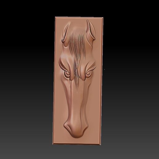 horse head 3D model