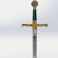 preview2.JPG Masonic Ceremony Sword-Ready 3D Print
