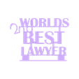 WBL-Logo-Stand.stl Worlds 2nd Best Lawyer - Better Call Saul