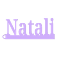 Natali.stl Natali name keychain