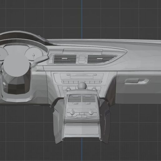 🚗 Audi RS7 2013 Interior Dashboard and Centre Console・ STL File for 3D ...