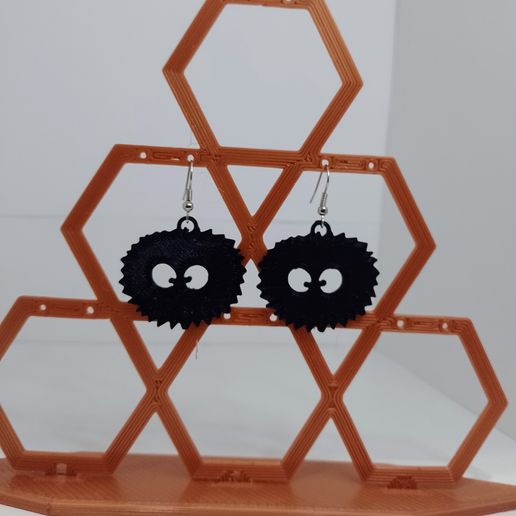 my neighbor totoro's rabbit de povo earring 3D model