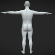 3.png Human Body Base in T-Pose