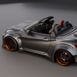 liberty-walk-GTR-Nissan-Copen-GR-cartoon-toon-model-3d-print-japan-tuning-LBWK-scale-hot-wheels-164.png Toyota Copen GR LBWK Gtr style facelift