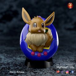 eevee_color-1-copy.jpg 3D-Datei Tamagotchi Eevee - Vorgestützte Eeveelution kostenlos・3D-Druck-Idee zum Herunterladen