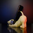 Render5.png Porta telefono per cani bassotto - Multicolore