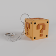 8itCube.png 8 bits coin box Mario bros keychain
