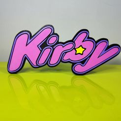 IMG_20230717_233653.jpg Fichier STL Logo Kirby・Objet imprimable en 3D à télécharger