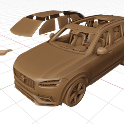 1.png Archivo STL Volvo XC90・Objeto imprimible en 3D para descargar