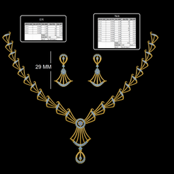 1-1.png STL-Datei Diamant-Halsband mit Ohrring herunterladen • Objekt zum 3D-Drucken, rimpapramanik82