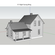 GableandWingRight2.png 1.5 Story Farmhouse - Gable and Wing