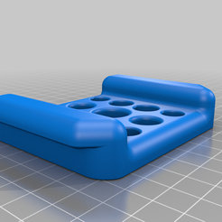 V4_EGO_Battery_Holder.png Free 3D file Holey EGO battery holder mount・3D printing template to download
