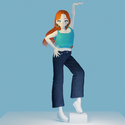 chelsea2.png Fichier OBJ Chelsea la sirène - RUBY GILLMAN, TEENAGE KRAKEN/ SIRENA DREAMWORKS・Modèle à télécharger et à imprimer en 3D