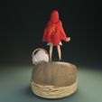 Red6.jpg Little Red Riding Hood 3d Print Model