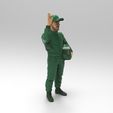 sal1.jpg Race Driver Waving with Helmet in Hand 1/32 Scale – Post-Race Figure for Motorsport Diorama