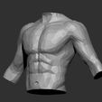 low5.jpg Male torso in low polygons